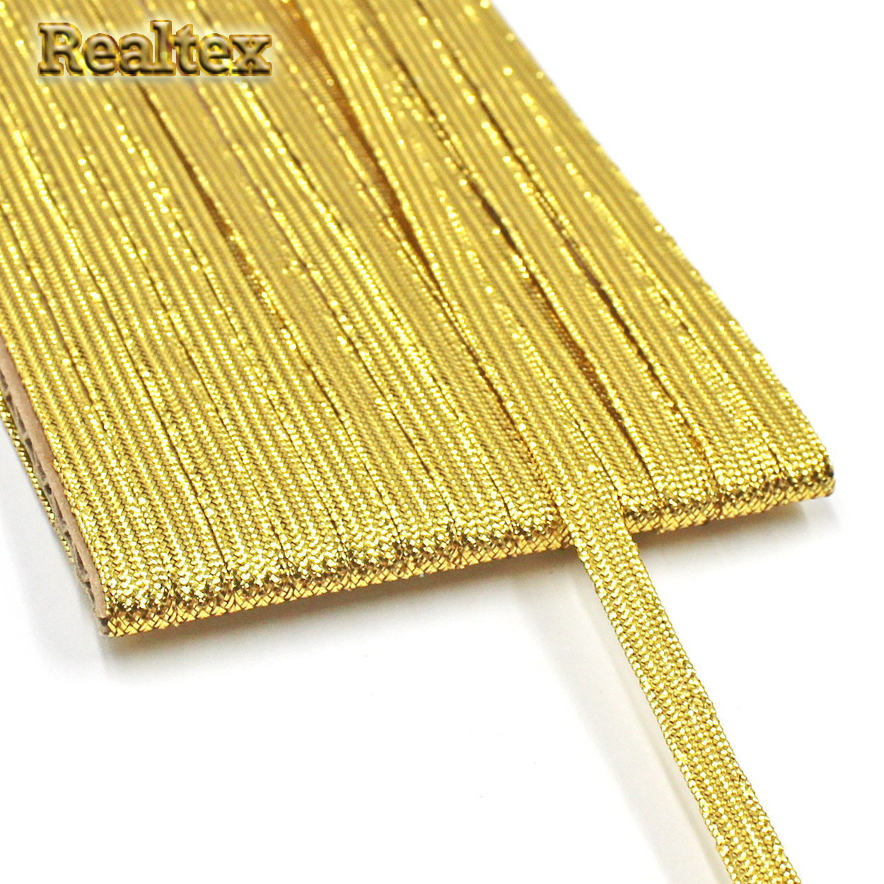 Галун R металлизированный  5мм (5м) цв.золото