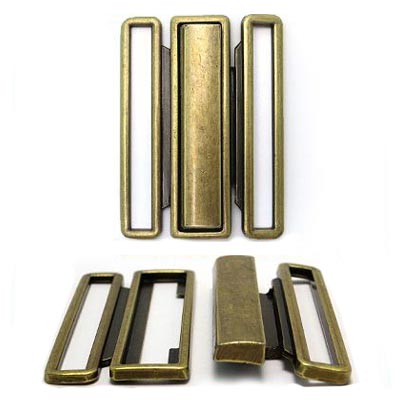 Пряжка металлическая ГНУ 14150 40мм цв.бронза