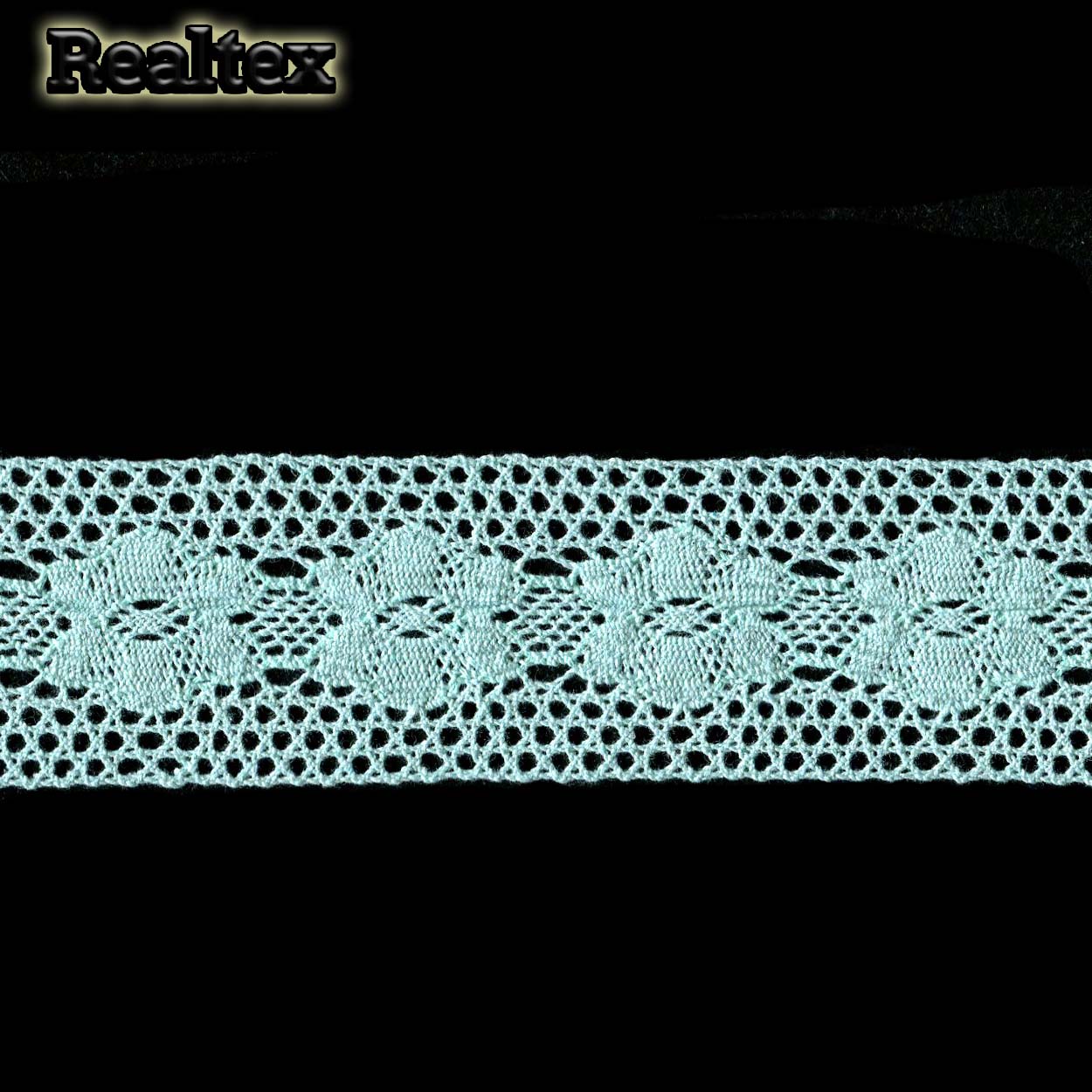 Кружево вязаное  50мм 50.01.169 цв.19 мята