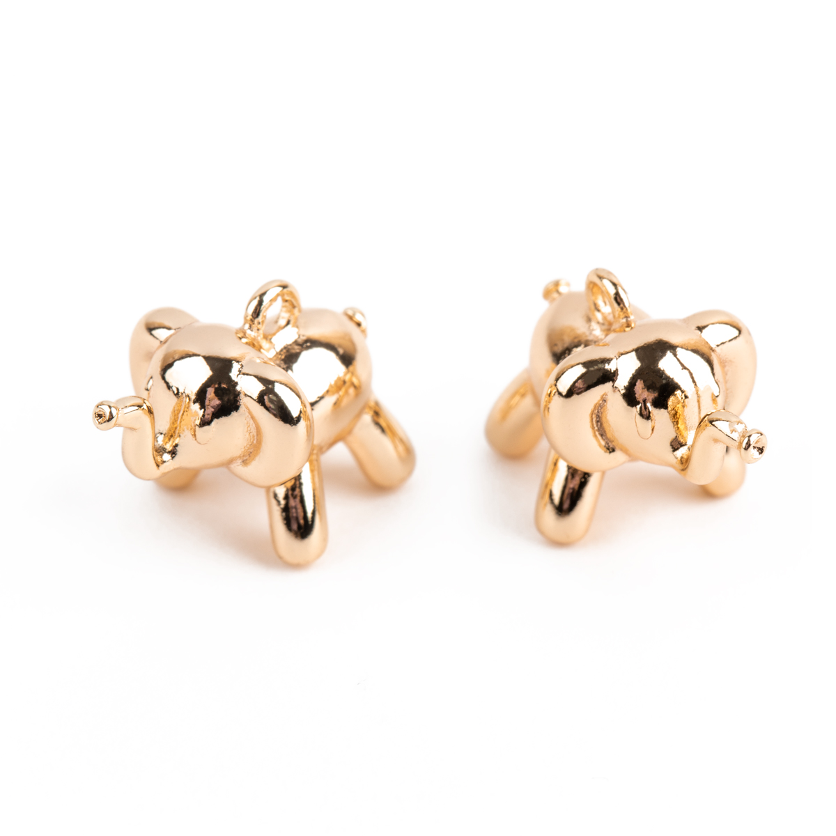 Подвеска металл FMK-P08 "Слон" 10*16мм цв.02 золото