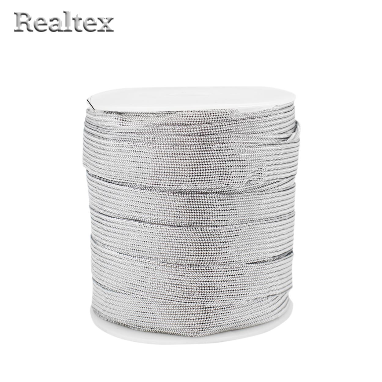 Галун Realtex металлизированный 15мм цв.серебро