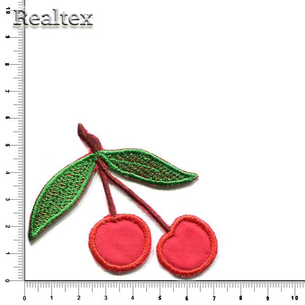 Термоаппликации детские 7005 "Вишня" цв.красный