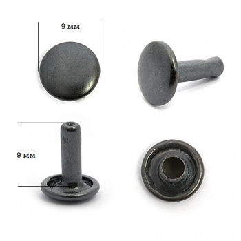 Хольнитены  2-х стороние 9*9мм цв.оксид 