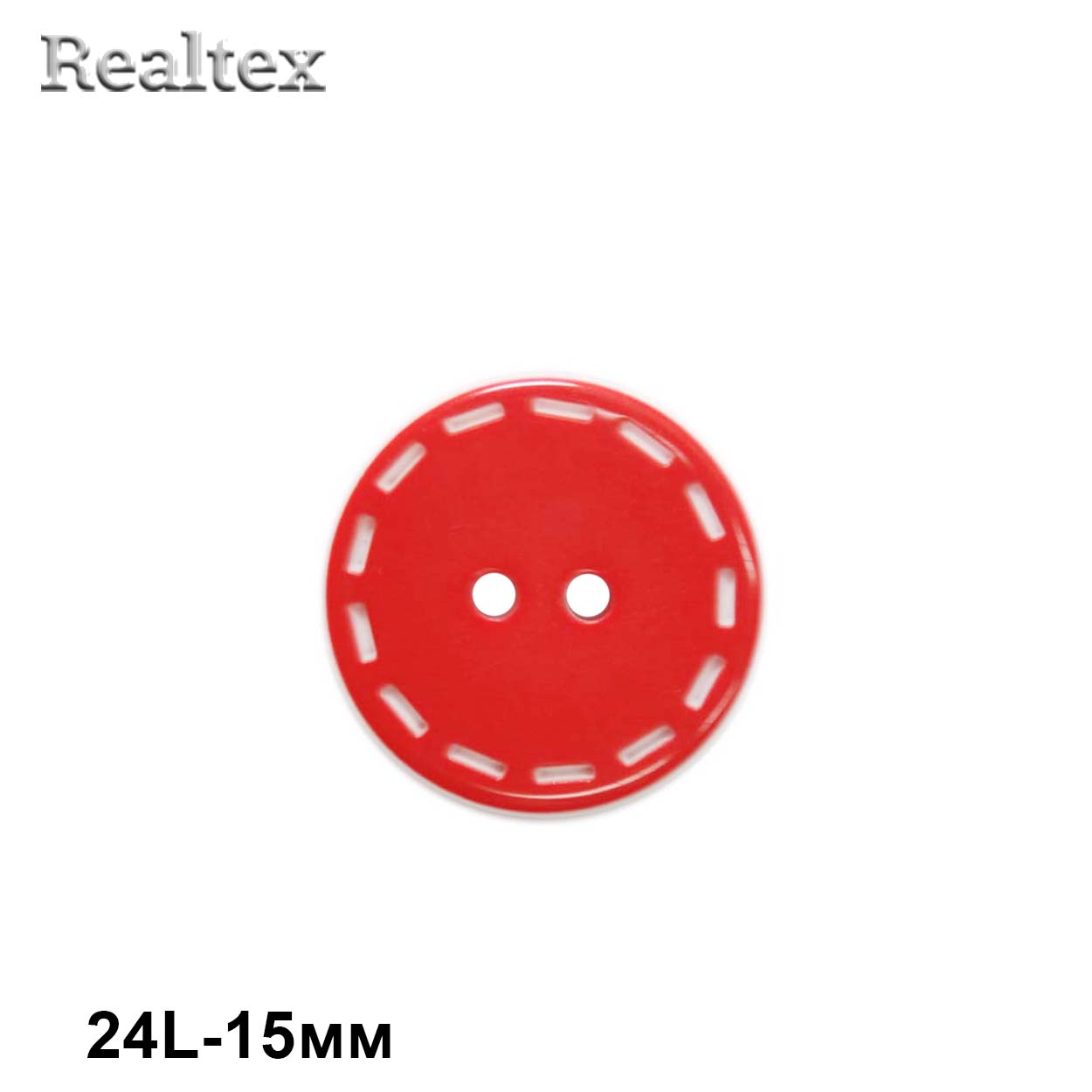 Пуговицы CB 3410 24L (144шт) цв.Red