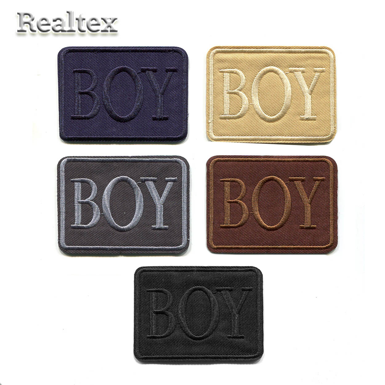 Термоаппликации RS 2877 "BOY" цв.ассорти