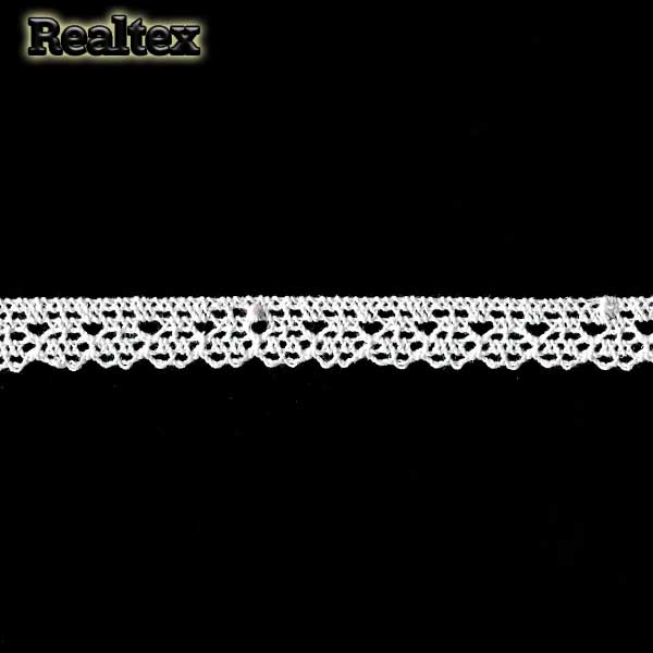 Кружево вязаное  12мм 12.01.071 цв.01 белый