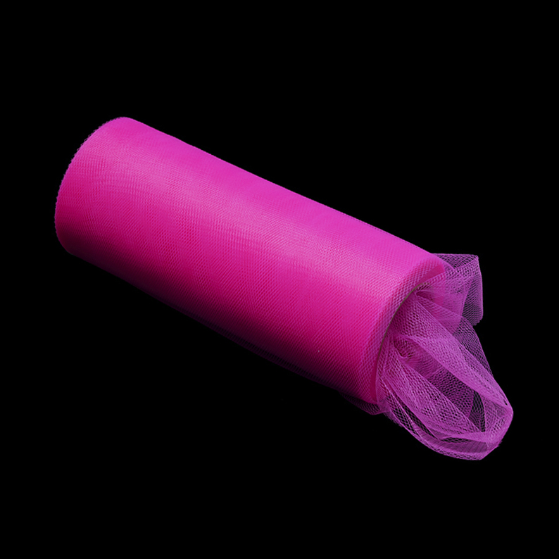 Фатин средней жесткости TBY.C ш.150мм цв.22 яркая фуксия