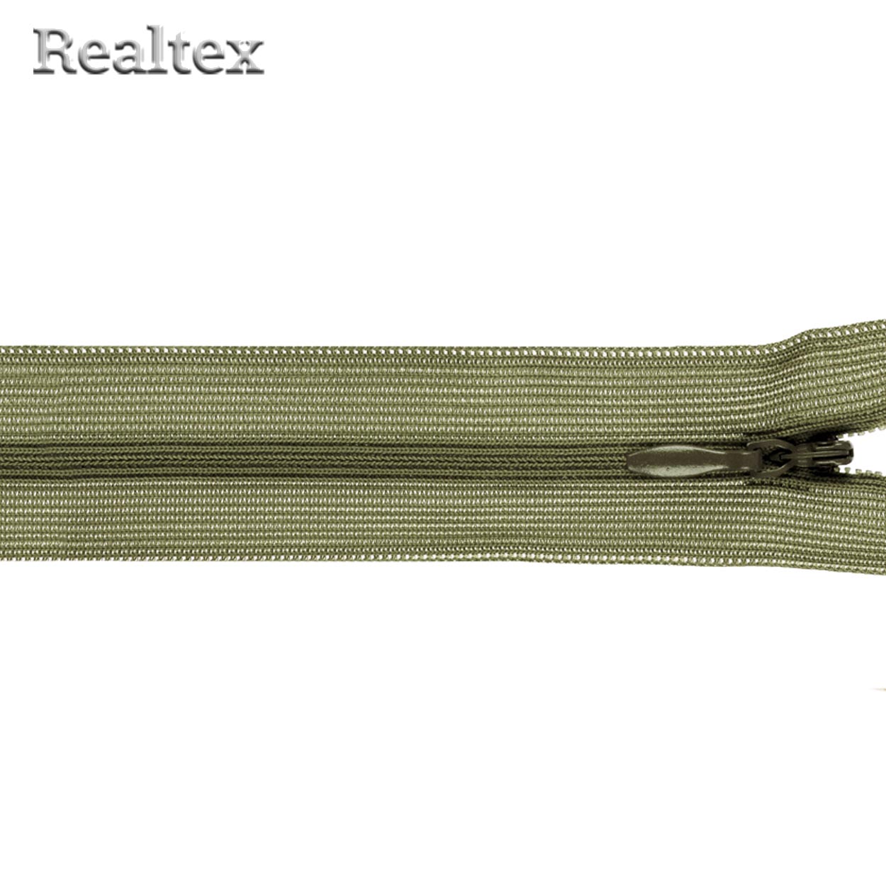 Молния потайная G-013P 50см цв.256 св.хаки