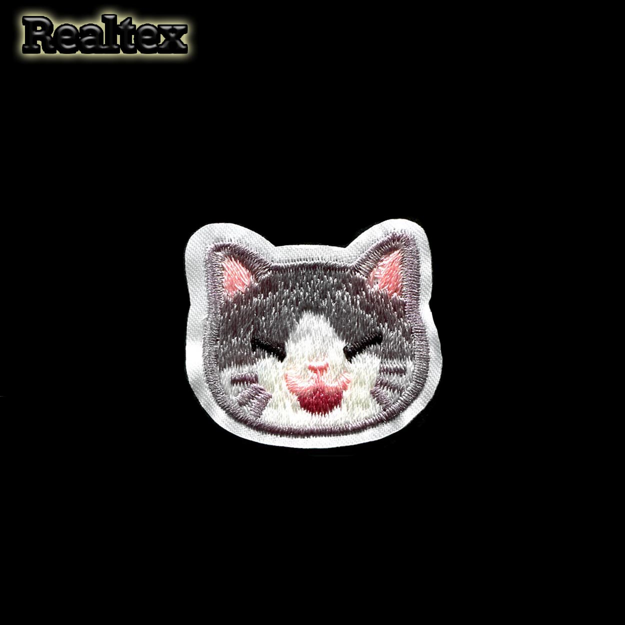  Термоаппликации детские Реалтекс №23 "Кот" цв.св.серый