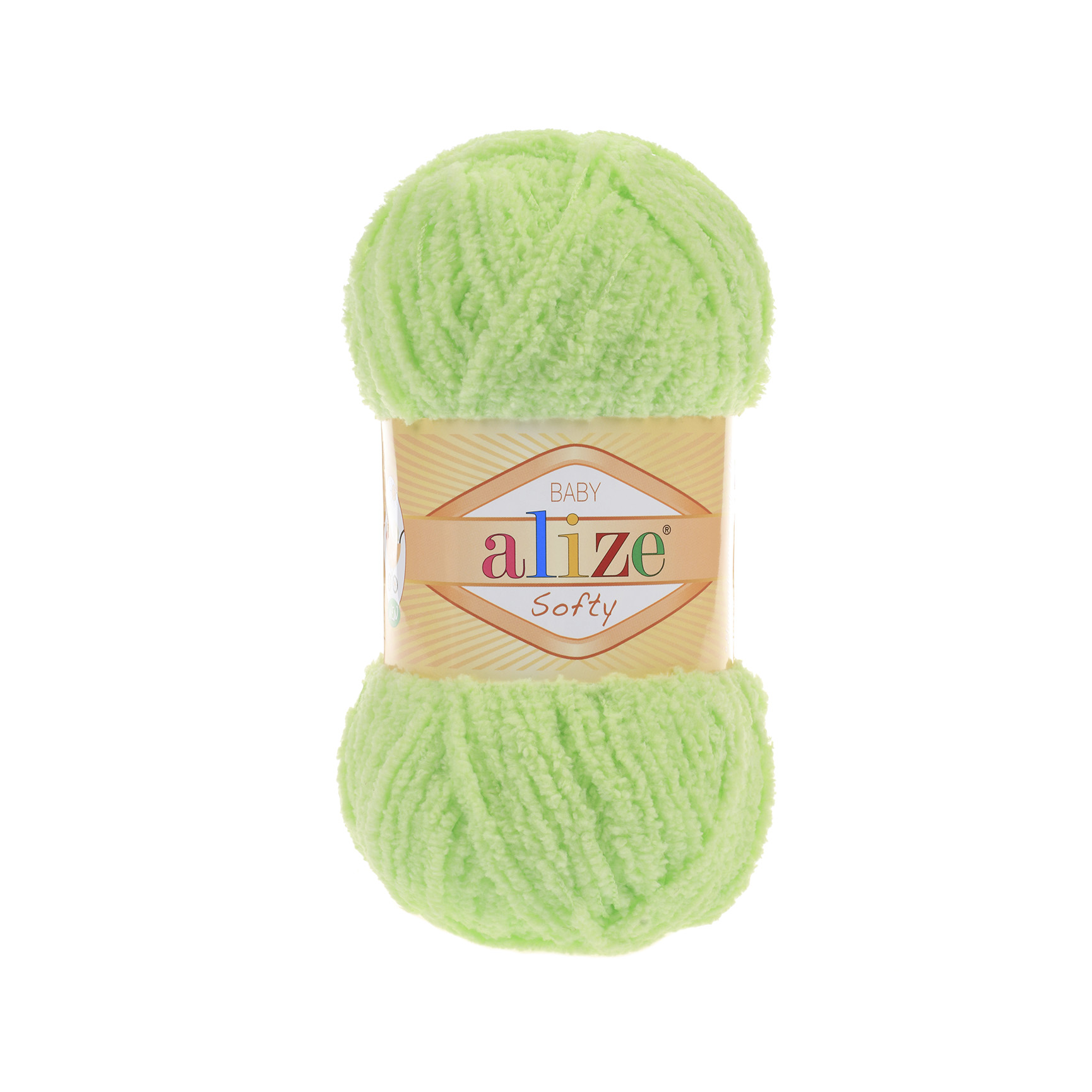 Пряжа Alize "Softy baby" (250гр) цв.041 салат