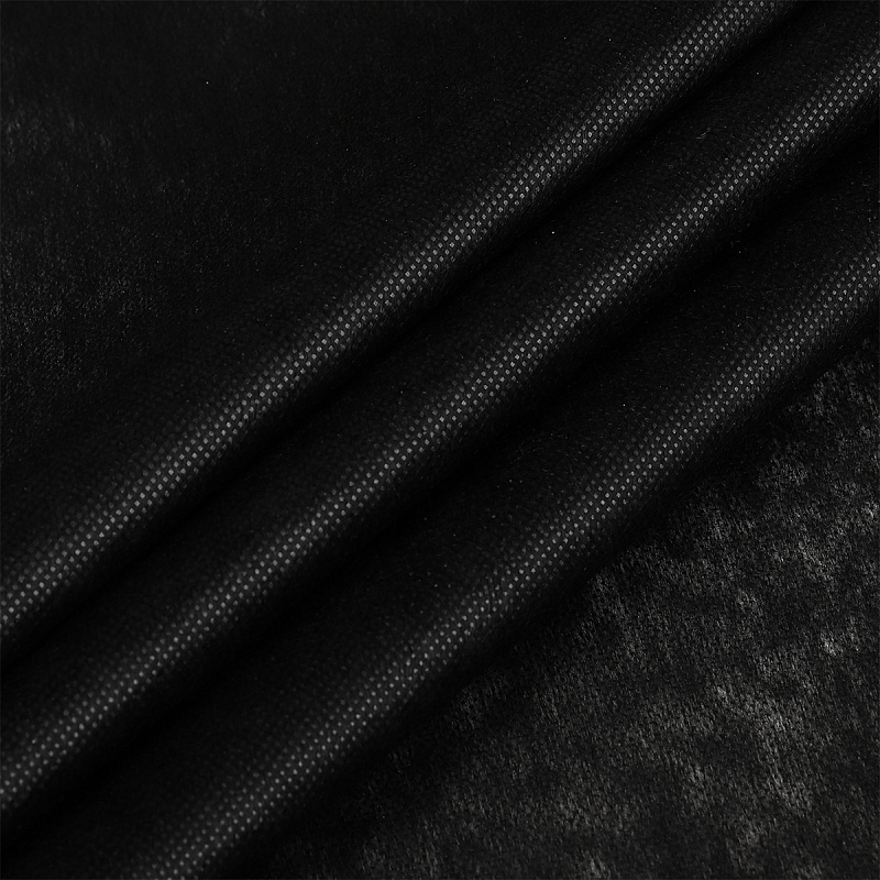 Флизелин точечный IdealTex 6035B 35г/м ш.90см (100м) цв.чёрный