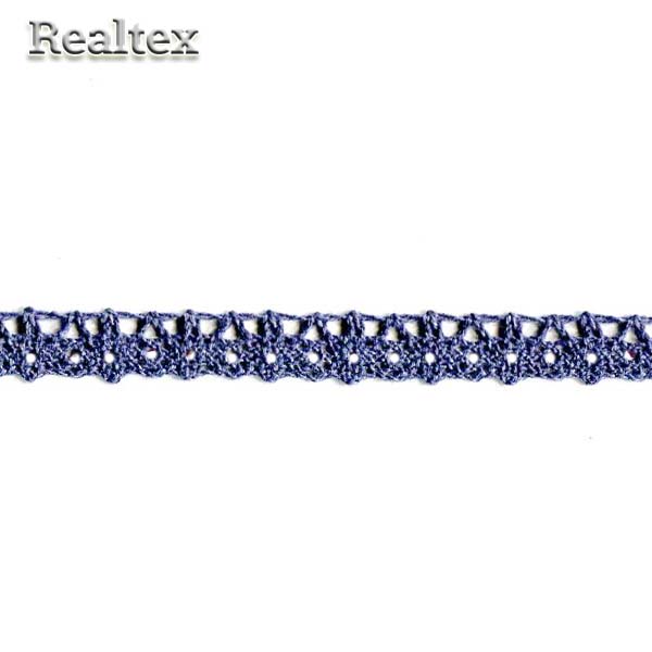 Кружево вязаное  12мм 12.01.057 цв.21 светлый джинс