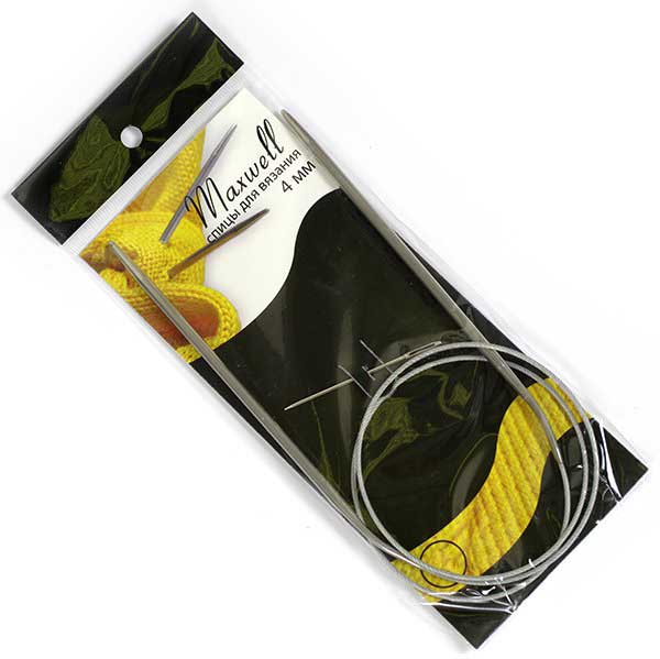 Спицы круговые на тросике 60см 60-40 Maxwell 4,0мм 