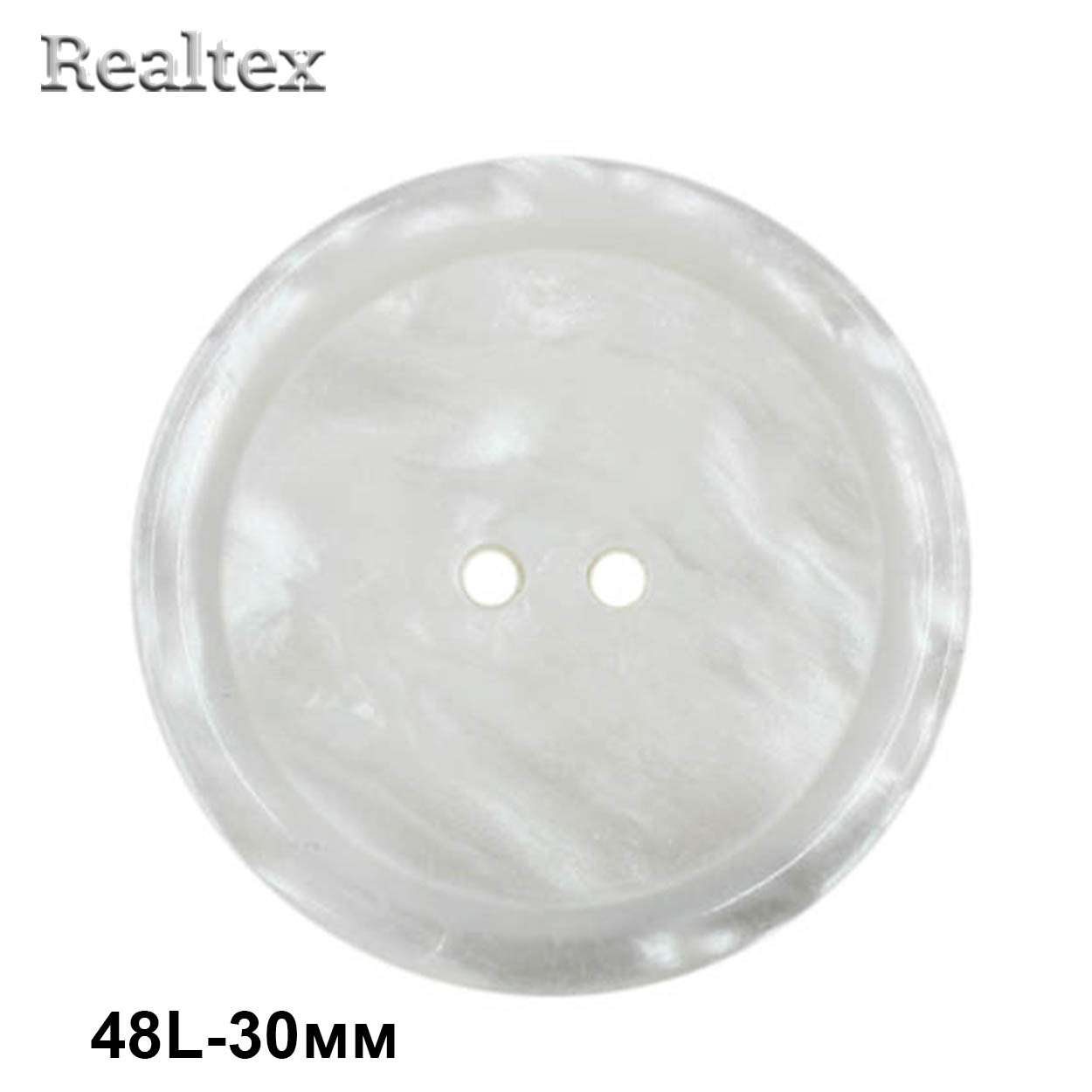 Пуговицы CB 3685 48L (36шт) цв.02-White 