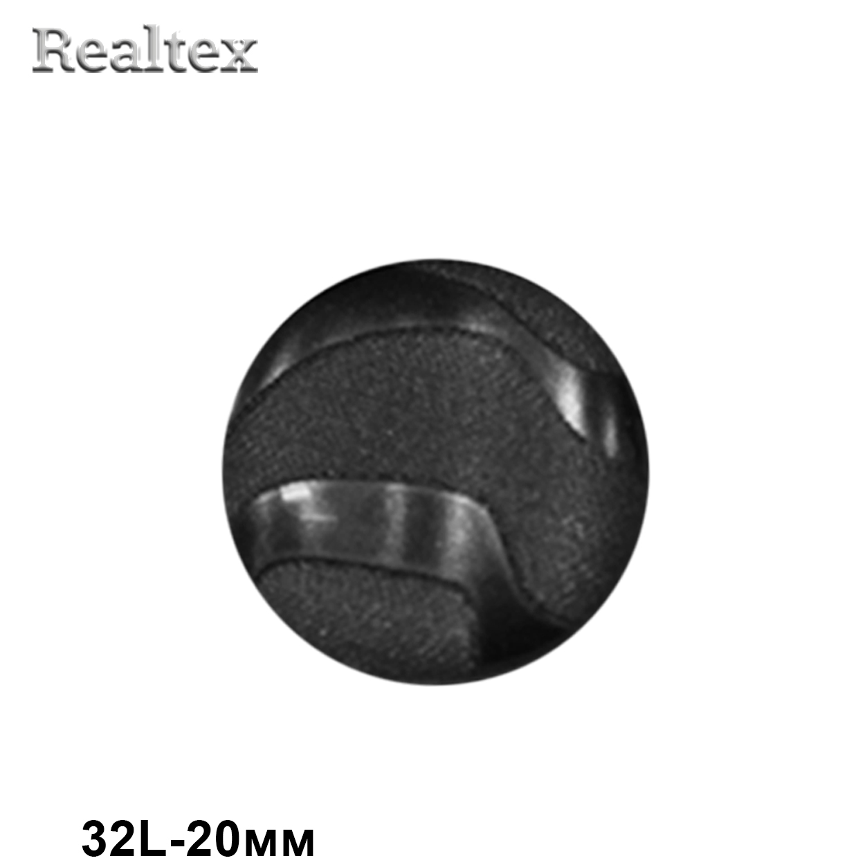 Пуговицы CB E-231 32L (72шт) цв.Black