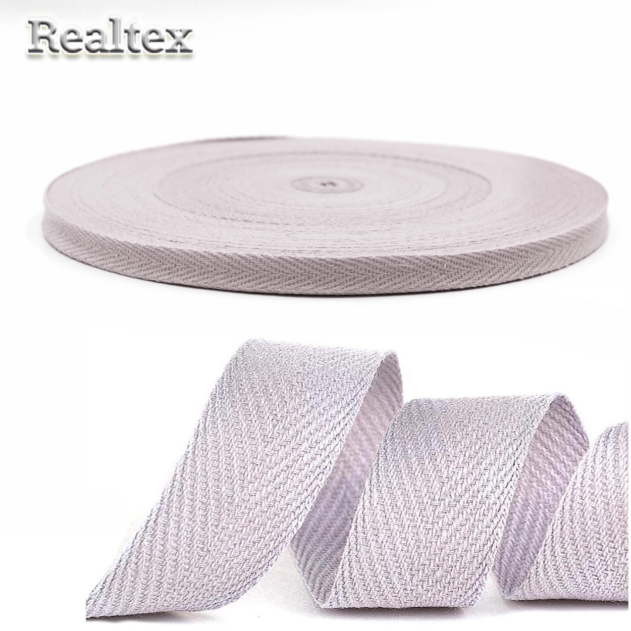 Тесьма киперная 10мм TBY.CT10154S 2.5г/м цв.S154 светло-серый 