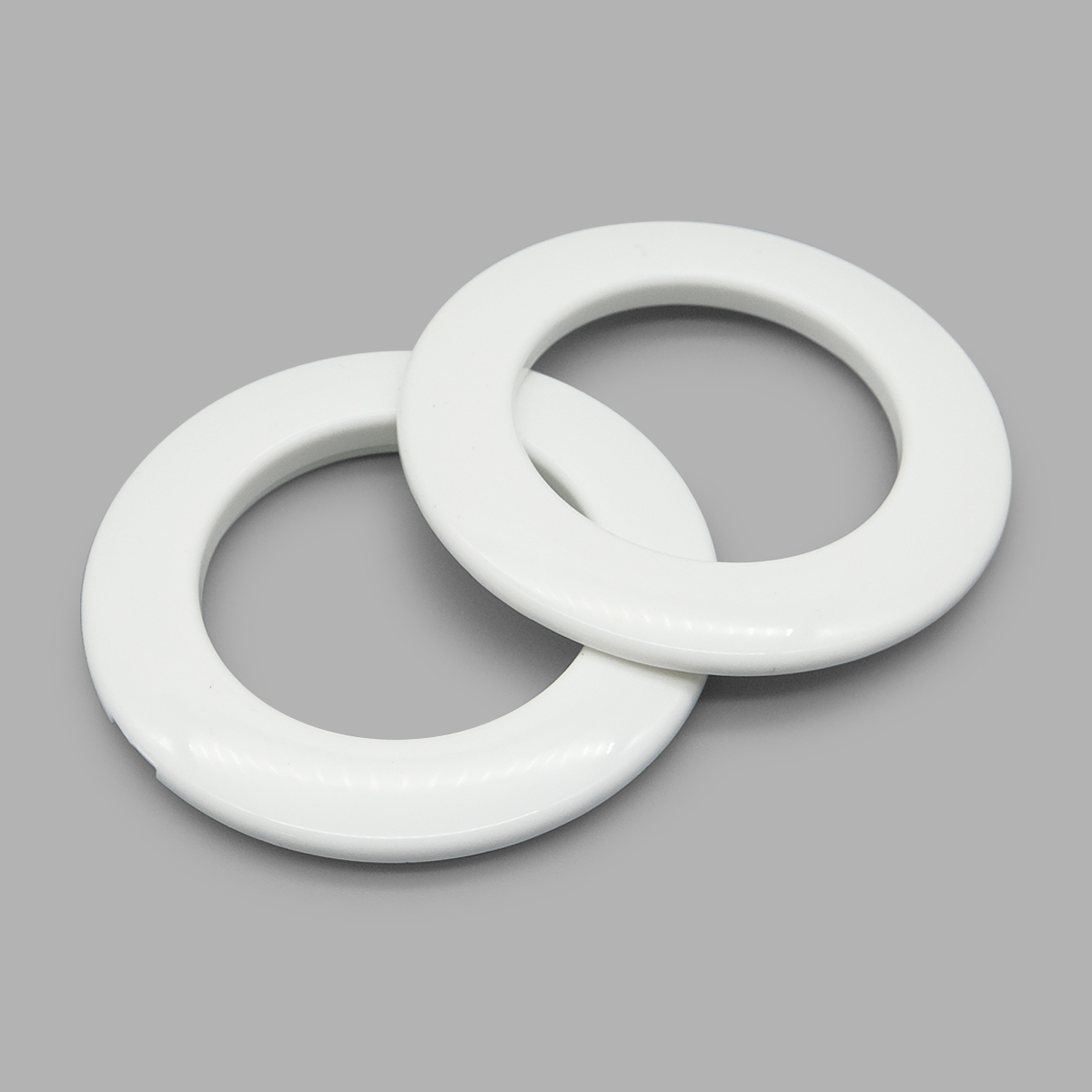 Люверсы для штор 35мм цв.16 белый глянец