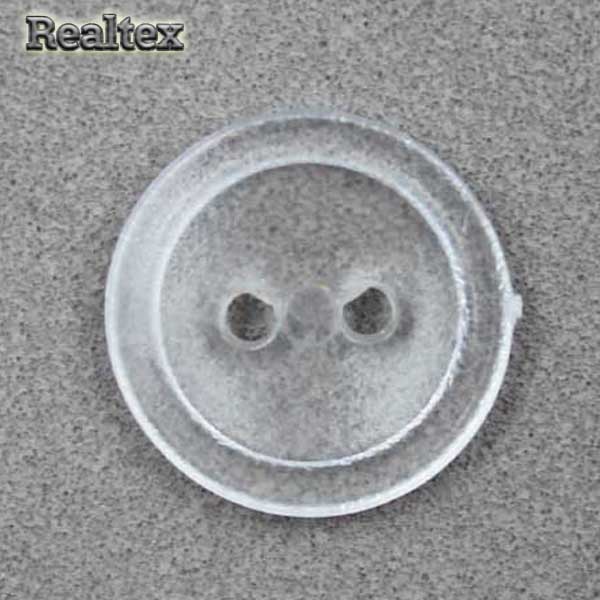 Пуговицы 2 прокола 23мм КЛ 13-2 цв.прозрачный 