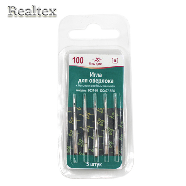 Иглы БШМ "АРТИ" "Оверлок" 0037-04 SES №100 (5игл)