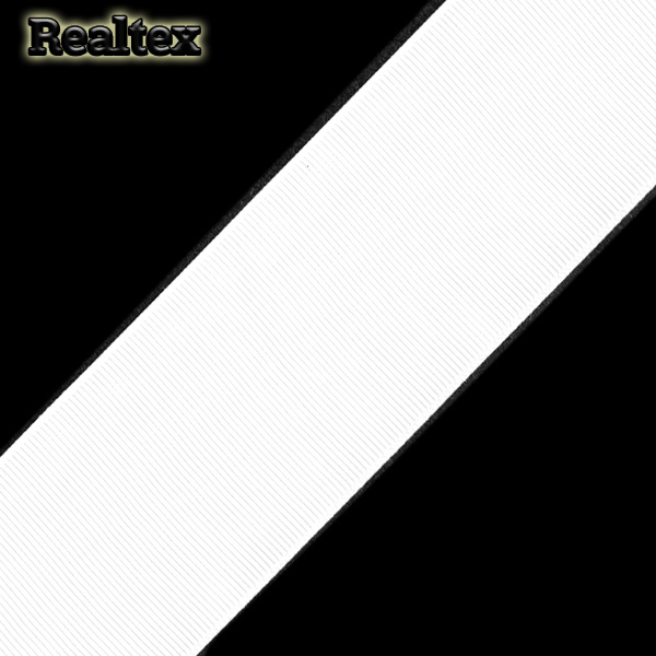 Лента репсовая 50мм Ideal (27,4м) цв.029 белый