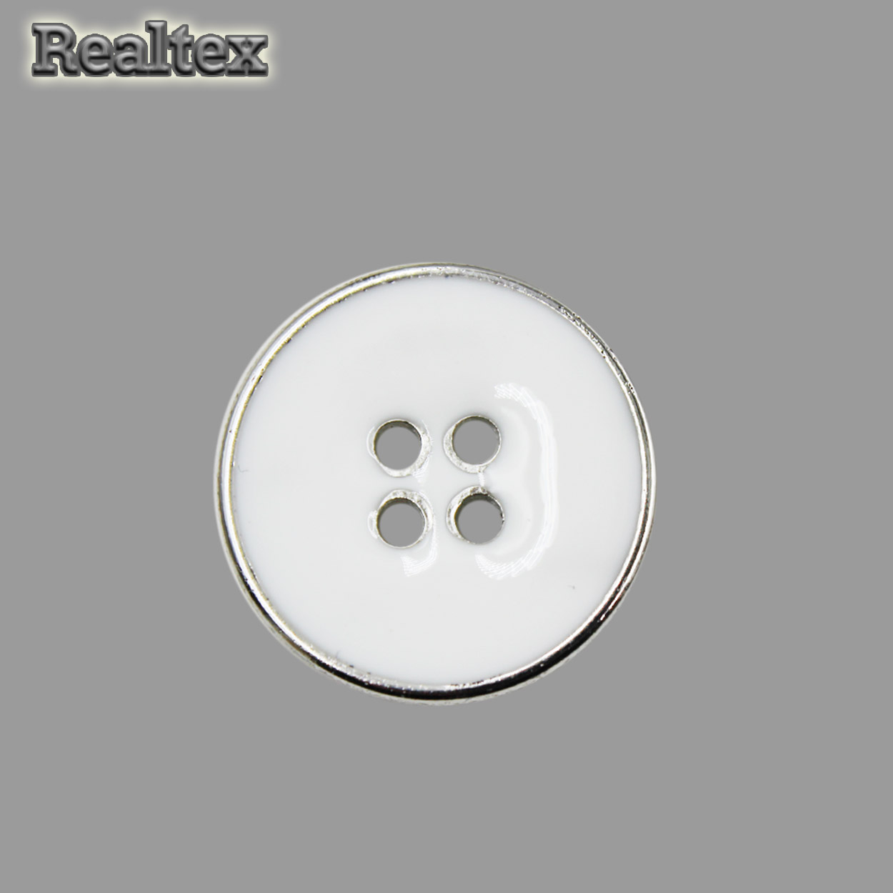 Пуговицы RB z-93 36L (12шт) цв.White/S