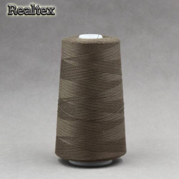 Нитки "Realtex" 40/2 (5000ярд) цв.400 коричневый