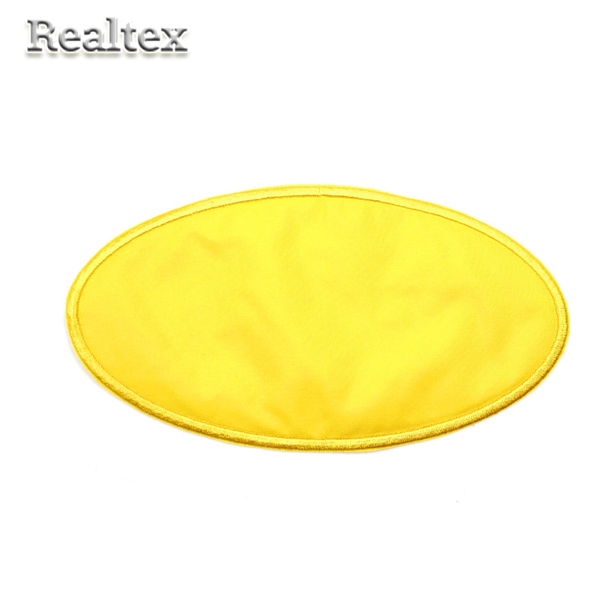 Термоаппликации 014 "Овал" цв.желтый 