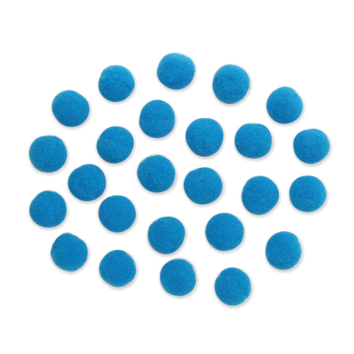 Помпоны для рукоделия 20мм AR079 цв.42 синий