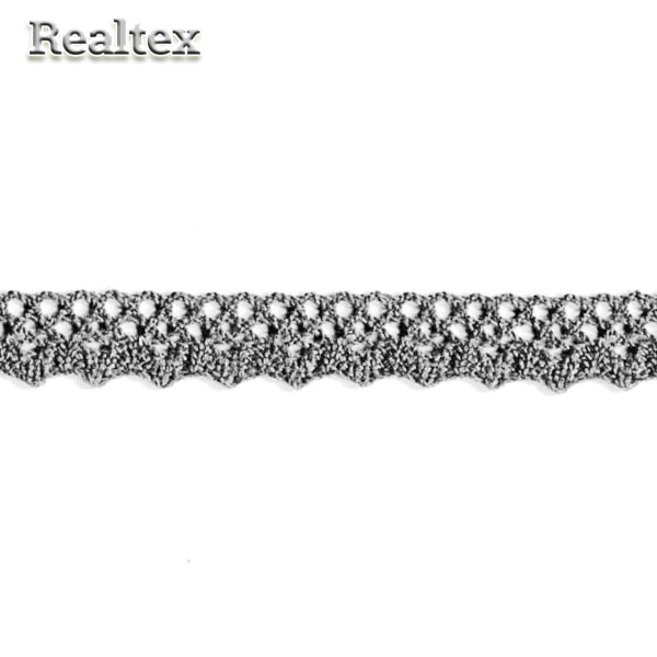 Кружево вязаное  16мм 16.01.078 цв.06 св.серый