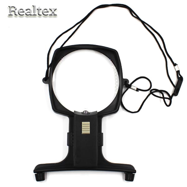 Лупа Realtex Для рукоделия MG 11В-3 универсальная с подсветкой