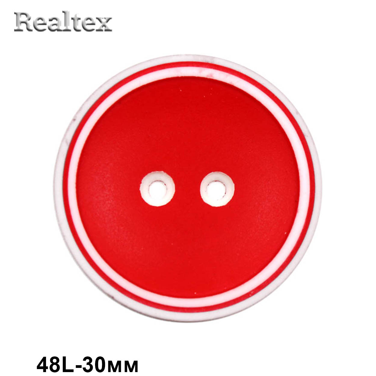 Пуговицы VB 24 48L (10шт) цв.красный