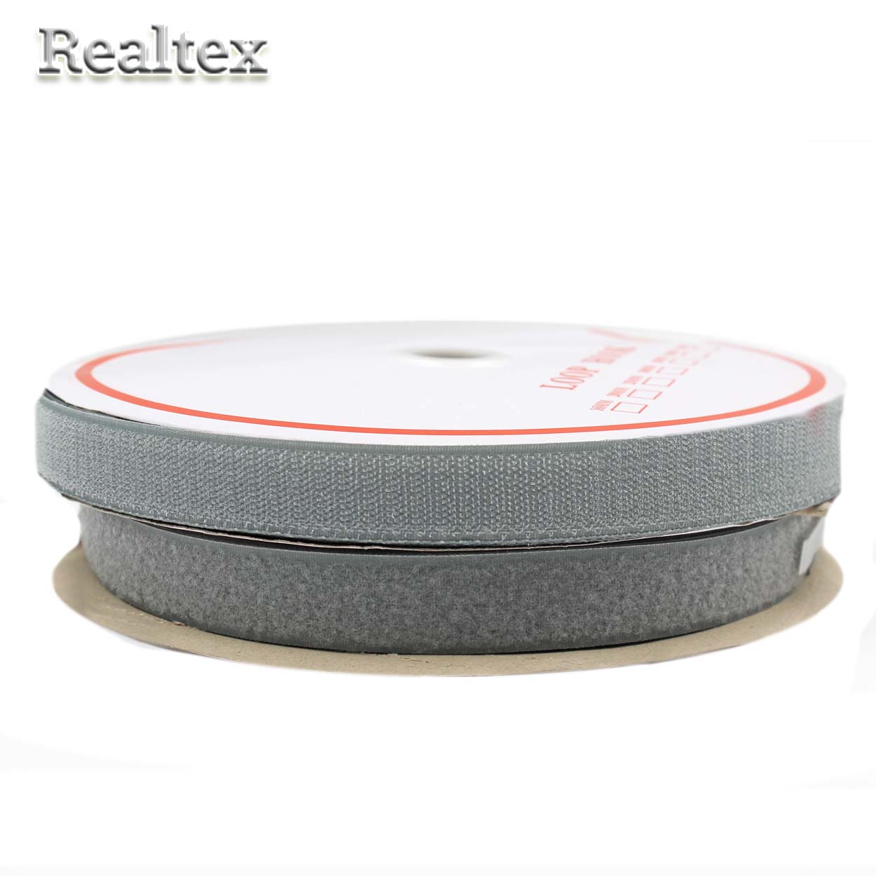 Липучка  Реалтекс 25мм цв.099 серый