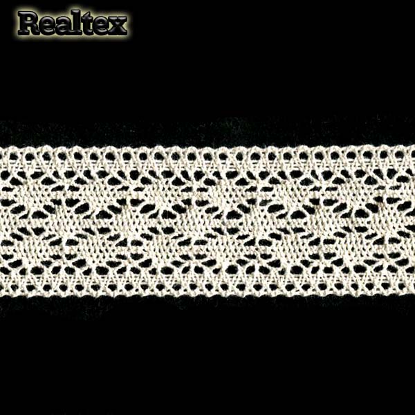 Кружево вязаное  38мм 38.01.164 цв.03 суровый
