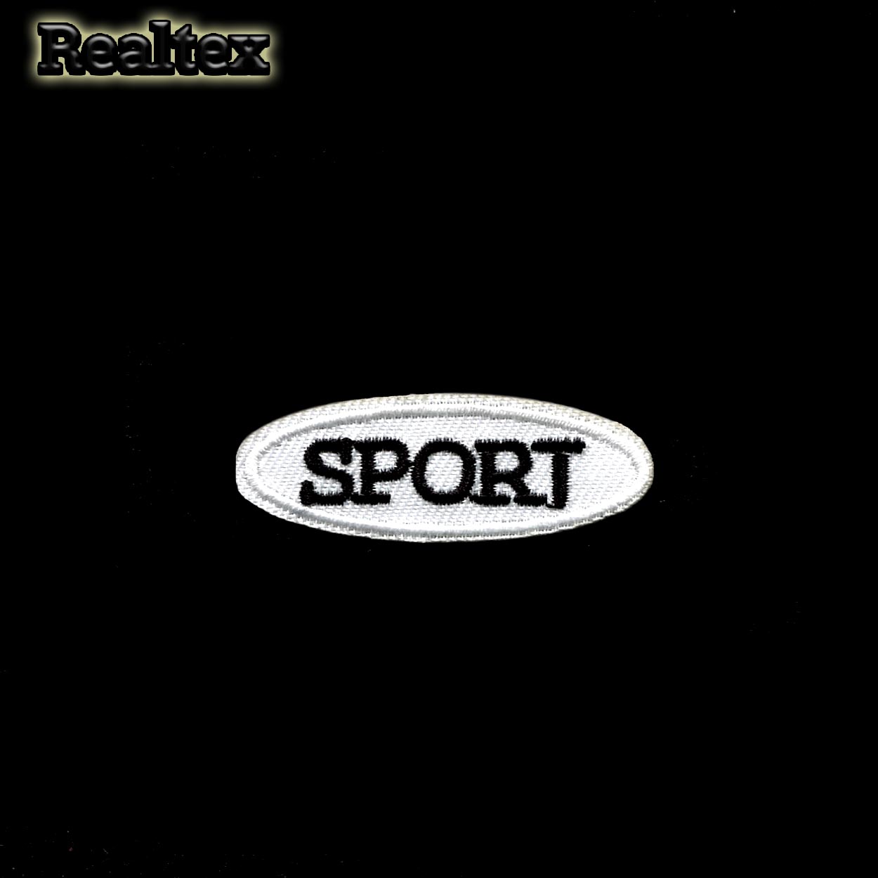  Термоаппликации  Реалтекс S-0683 "SPORT" цв.белый