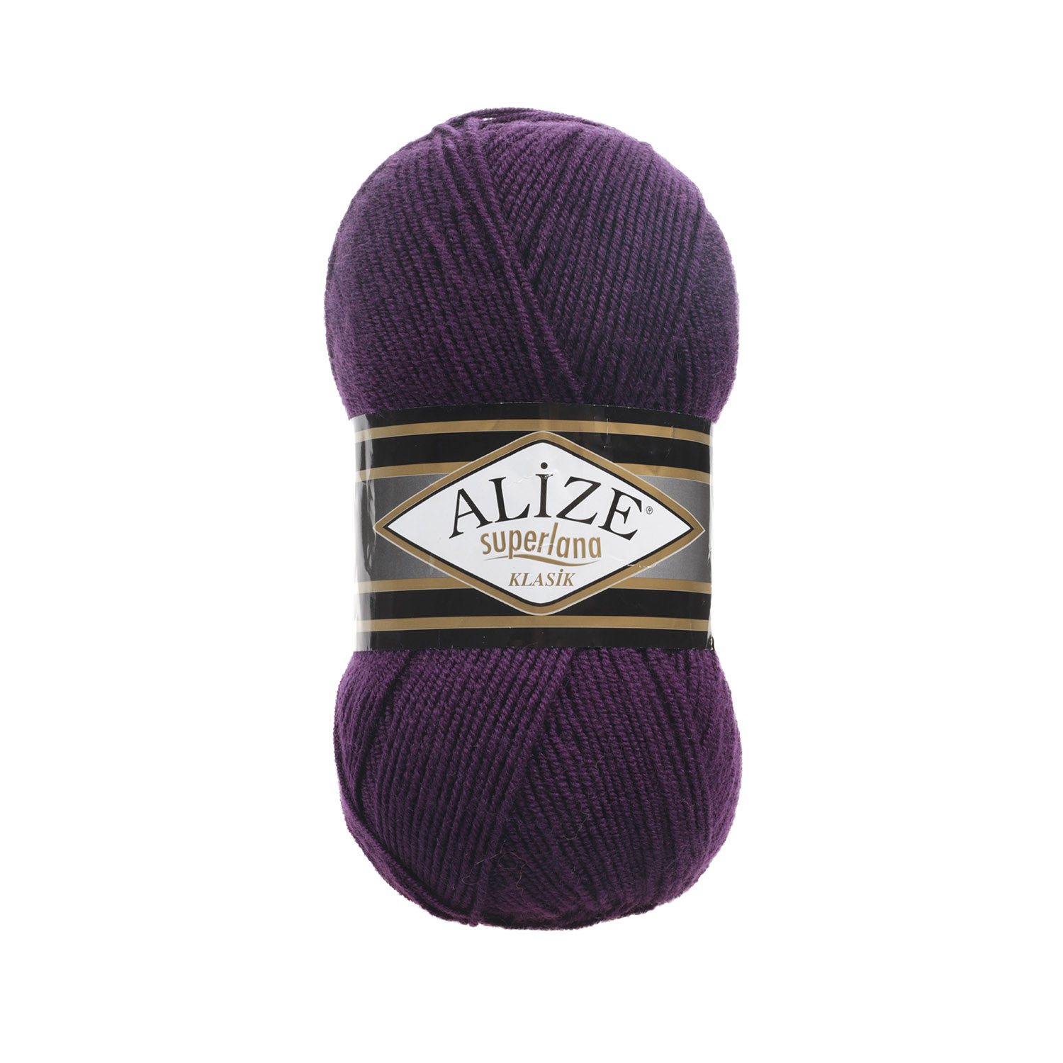 Пряжа Alize "Super Lana Klasik" (0,5кг) цв.388 пурпурный