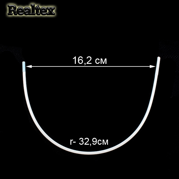Косточки корсажные Realtex Premium №40С металл крашенный (32,9х16,2см) (12пар)