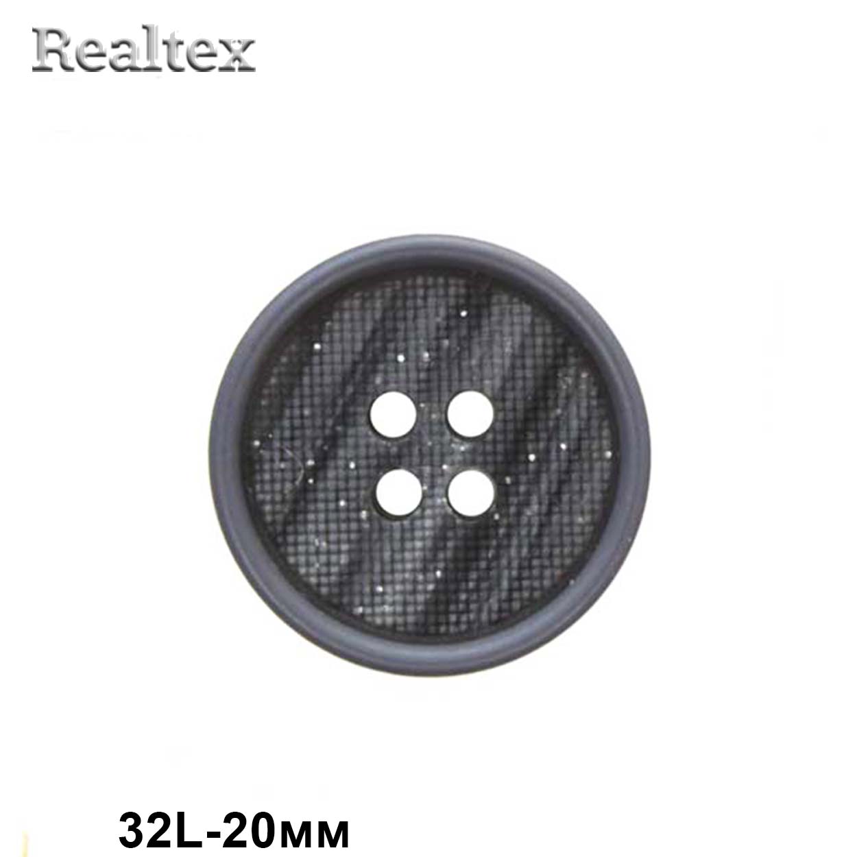 Пуговицы CN 2581 32L (72шт) цв.Grey