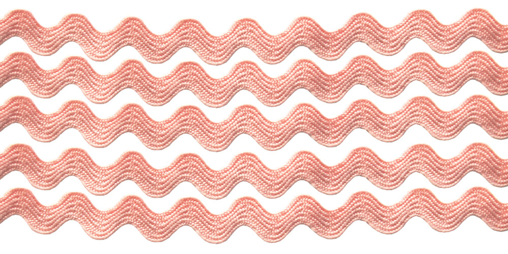 Тесьма"Вьюнчик" 5мм цв.J004 персик