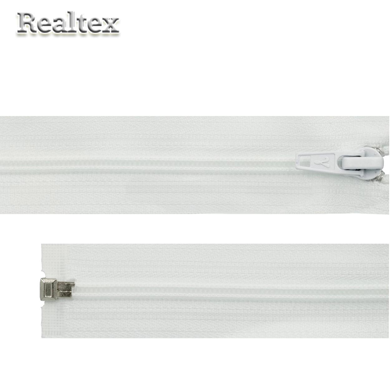 Молния витая G105 Т.5 100см разъемная цв.101 белый