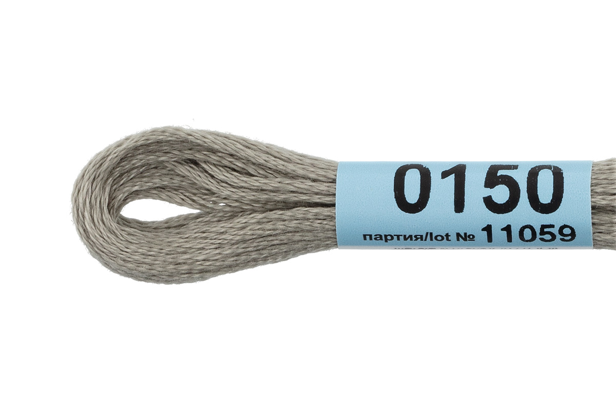 Мулине "Гамма" цв.0150 св.серый