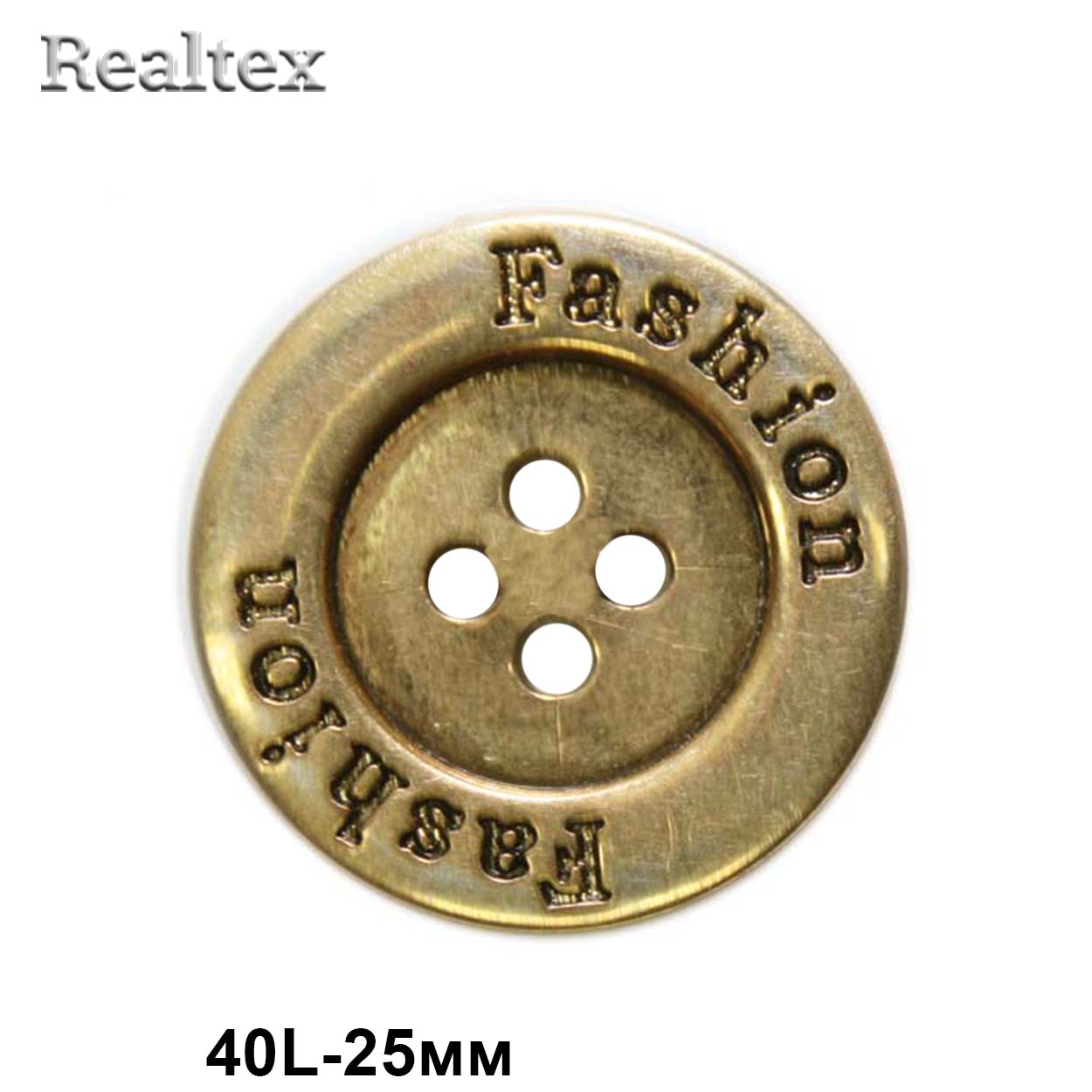 Пуговицы LA 1306 40L (36шт) цв.AG 