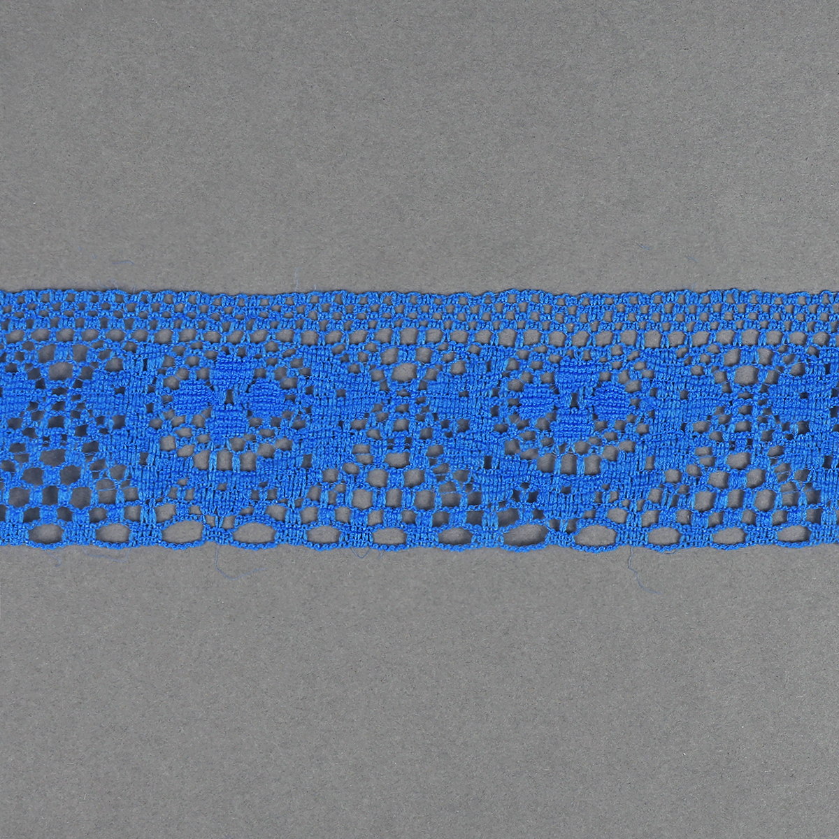 Кружево капроновое  40мм TBY 1660 (27,4м) цв.синий