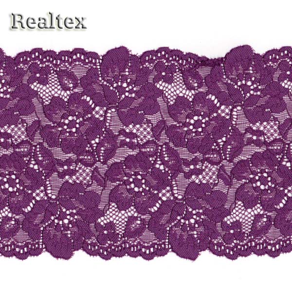 Кружево стрейч 140мм 6782 цв.гр.сиреневый