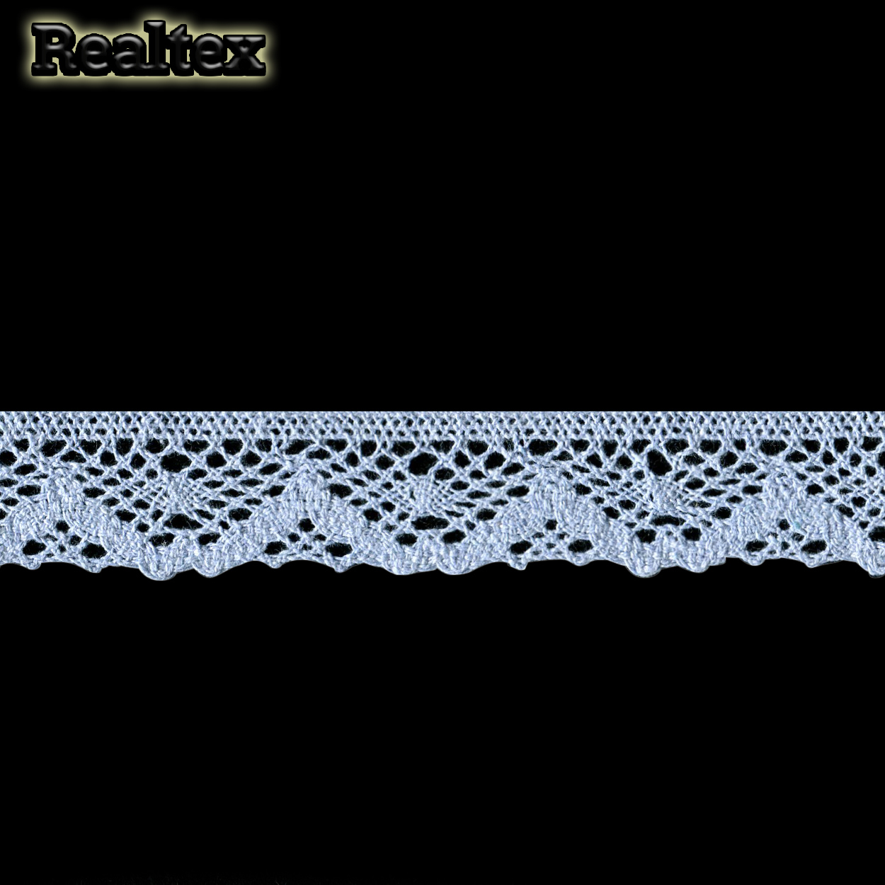 Тесьма вязаная 30мм TBY 5234 (10м) цв.23 голубой