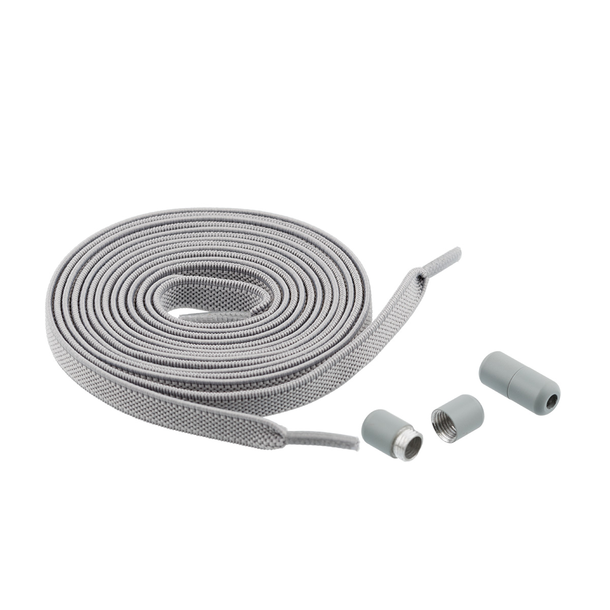 Шнурки эластичные с застёжкой GBG-06 6мм цв.6 серый