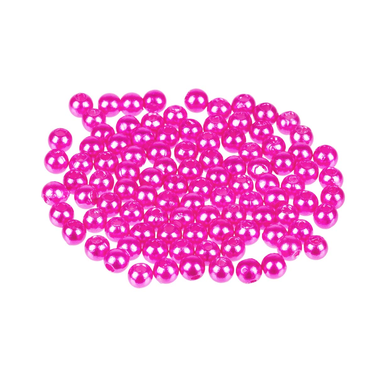 Бусины  4мм "Zlatka" PB (100шт) цв.26 ярко-розовый