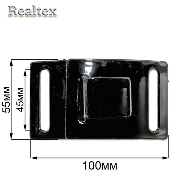 Пряжка пластик CKB 9389 цв.черный 
