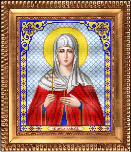 Рисунок на ткани бисером "Благовест" И-4146 "Клавдия"