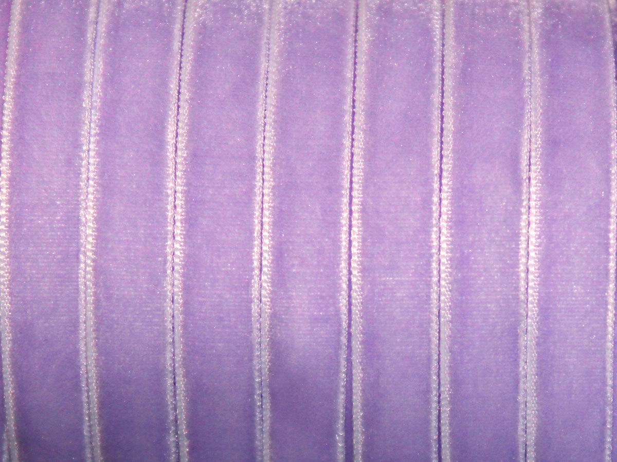 Лента бархатная УТ 10мм цв.8553 сиреневый