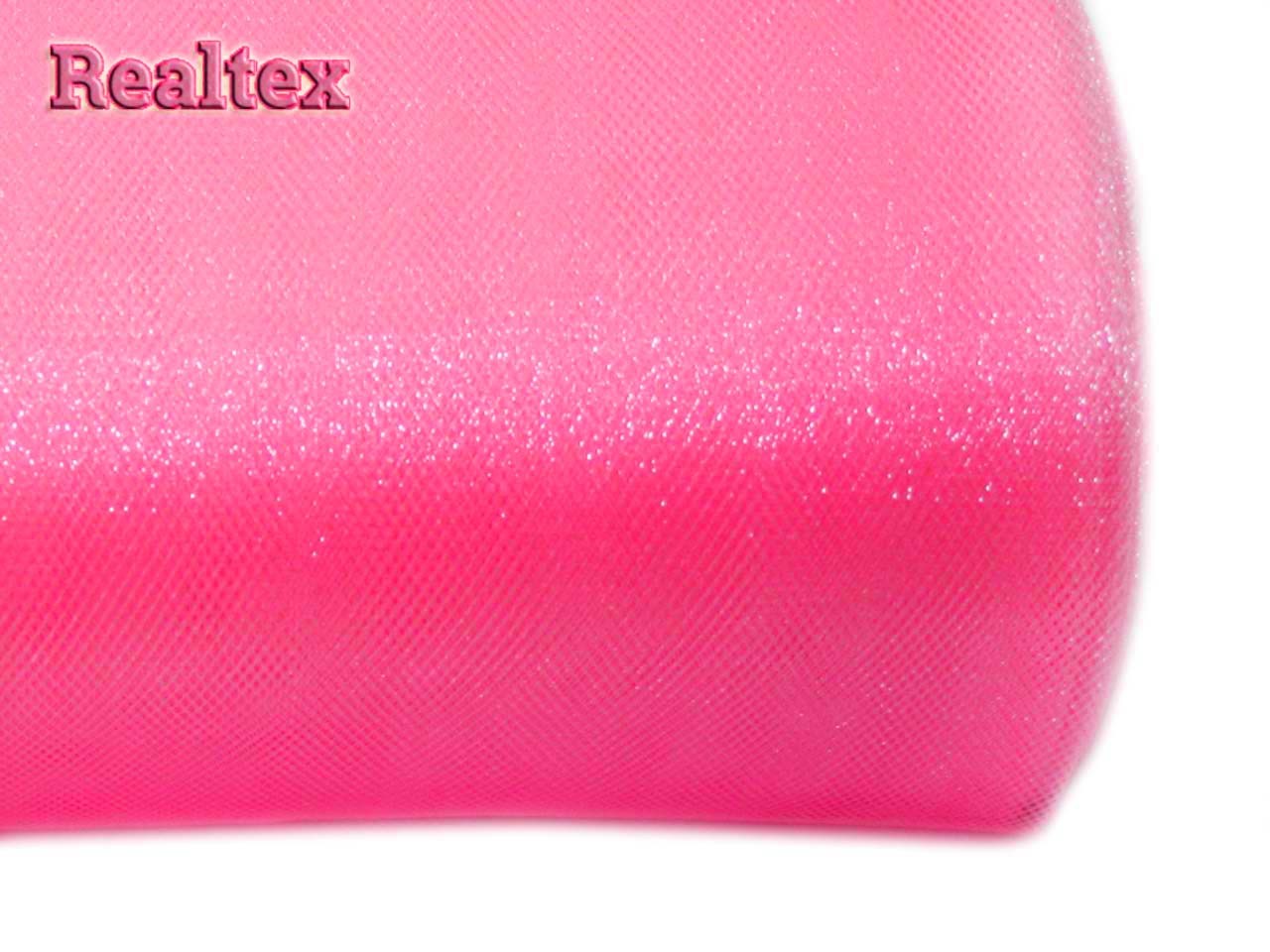 Фатин H-488A шир.150см блестящий (Тайвань) (5м) цв.неоновый розовый